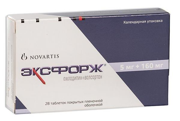 Эксфорж 5мг+160мг таб.п/об.пл. №28 (Novartis pharma ag/ novartis pharmaceutica s.a._1)