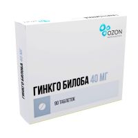Гинкго билоба 40мг таб. №90 (АТОЛЛ)