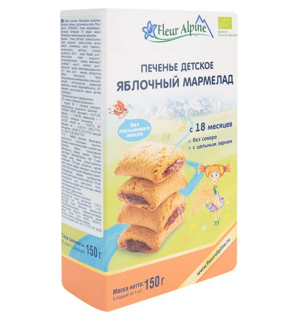 Fleur alpine каша овсяная с грушей молочная