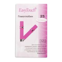 Тест-полоски easytouch №25 гемоглобин (BIOPTIK TECHNOLOGY INC.)