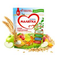 Малютка каша безмолочная 200г пшеница яблоко персик (НУТРИЦИЯ)