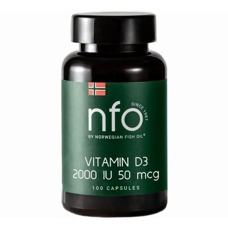 Nfo витамин д3 2000ме 250мг капс. №100 (Norwegian fish oil as)