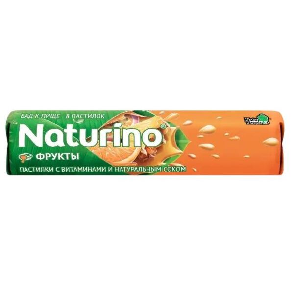 Натурино с витамин. и натур.соком 36,4г фрукты пастилки (Sweet tec gmbh)