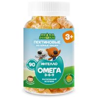 Ми-ми-мишки пектиновые пастилки №90 омега 3-6-9 фруктовые (МИРРОЛЛА)