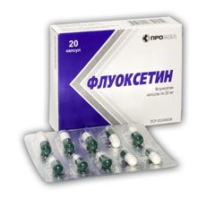 Флуоксетин 20мг капс. №20 (Производство медикаментов ооо)