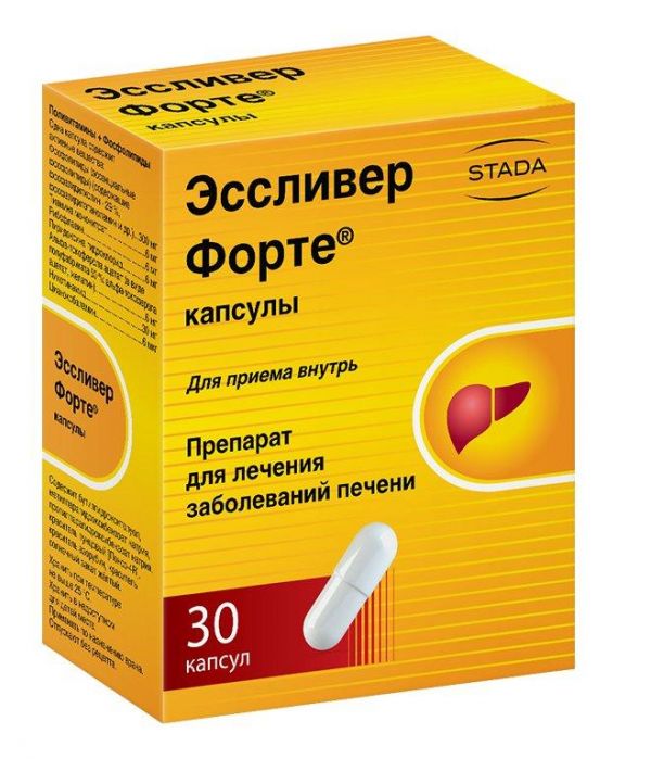 Эссливер форте капс. №30 (Nabros pharma pvt. ltd)