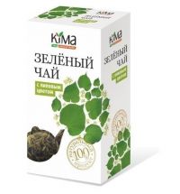 Kima (Кима) чай зелёный байховый листовой высшего сорта 75г с липовым цветом (СОЛНЦЕ АЛТАЯ)