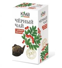 Kima (Кима) чай черный байховый листовой высшего сорта 50г с ягодами красн. рябины (СОЛНЦЕ АЛТАЯ)