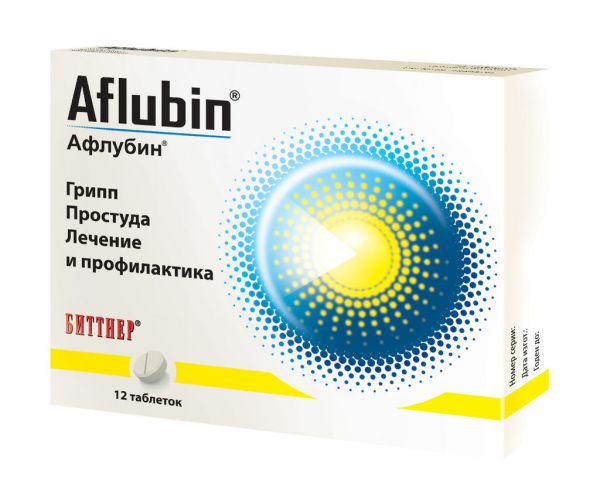 Афлубин таблетки сублингвальные гомеопатические №12 (Richard bittner ag)