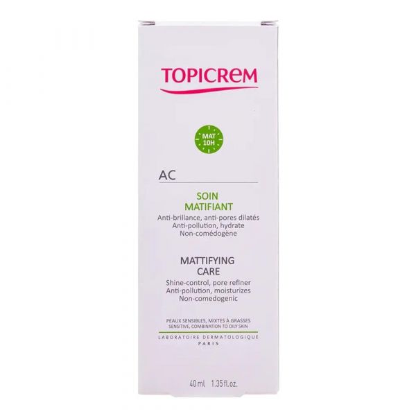 Topicrem (Топикрем) ак матирующий уход 40мл 3573 (Nigy laboratoires)