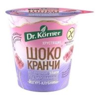 Dr. Korner (Др.корнер) злаки воздушные 40г клубника йогурт в глазури (ХЛЕБПРОМ ОАО)