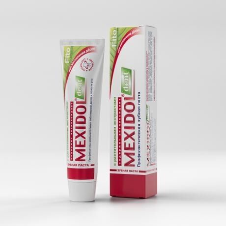 MEXIDOL dent (Мексидол дент) зубная паста фито 65г (Контракт ltd ооо)