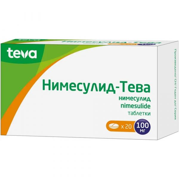 Нимесулид-тева 100мг таб. №20 (Bluepharma industria farmaceutica s.a._1)
