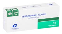 Тербинафин 250мг таб. №10 (КАНОНФАРМА)