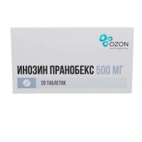 Инозин пранобекс 500мг таб. №20 (АТОЛЛ)