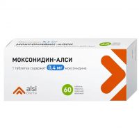 Моксонидин 0,4мг таб.п/об.пл. №60 (АЛСИ ФАРМА)