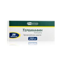 Тербинафин 250мг таб. №28 (ФАРМСТАНДАРТ)