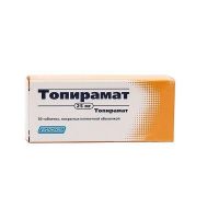 Топирамат 25мг таб.п/об.пл. №30 (СИНТЕЗ)