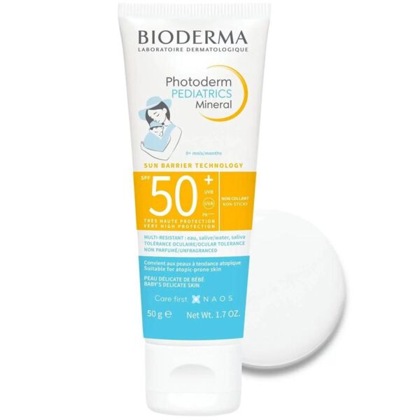 Bioderma (Биодерма) фотодерм pediatrics крем минеральный 50мл spf50+ (Naos)
