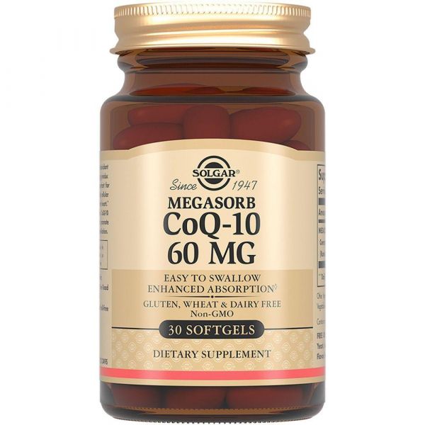 Solgar (Солгар) коэнзим q10 60мг капс. №30 (Solgar vitamin and herb)