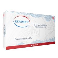 Кераворт 5% 0,25г крем №12 пак. (ГЛЕНМАРК)