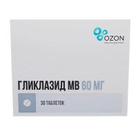 Гликлазид мв 60мг таб.п/об.модиф.высв. №30 (АТОЛЛ)