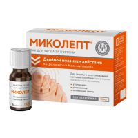 Миколепт лак для ухода за ногтями 10мл (ЗЕЛЕНАЯ ДУБРАВА АО)