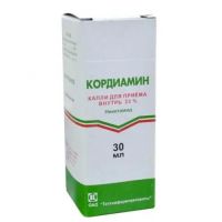 Кордиамин 25% 25мл капли д/пр.внутр. №1 фл.-кап. (ТАТХИМФАРМПРЕПАРАТЫ)