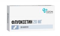 Флуоксетин 20мг капс. №30 (ОЗОН)