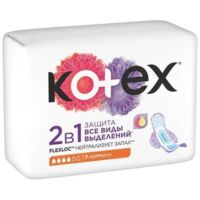 Kotex (Котекс) прокладки 2 в 1 №7 нормал плюс (КИМБЕРЛИ КЛАРК)