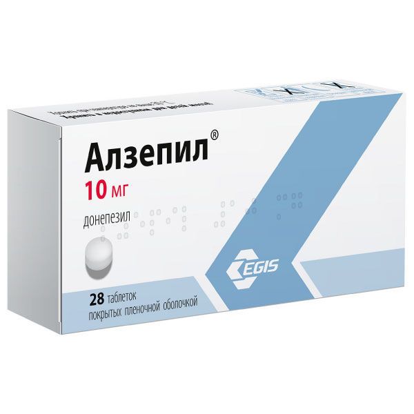 Алзепил 10мг таблетки покрытые оболочкой №28 (Egis pharmaceuticals plc)