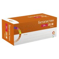 Бетагистин 24мг таб. №60 (РАФАРМА)