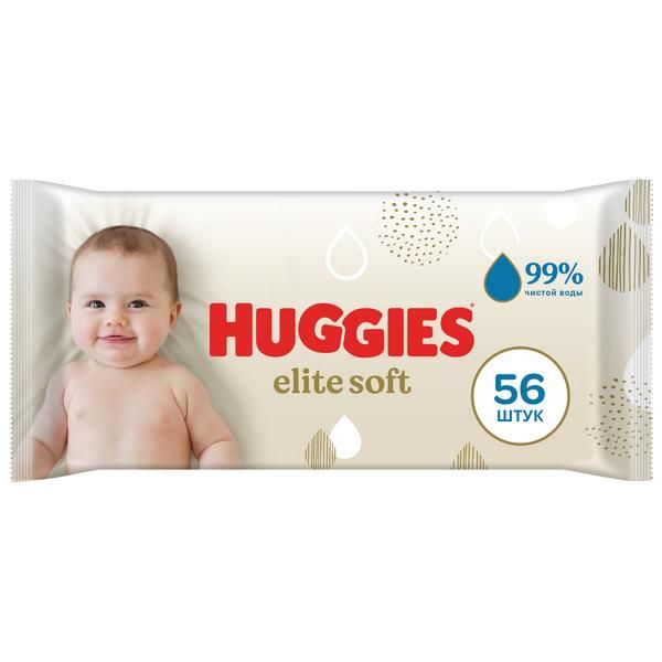Huggies (Хаггис) салфетки влажные элит софт №56 (Kimberly-clark limited)