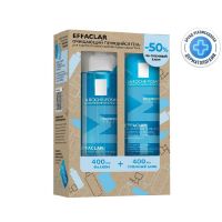 La Roche-Posay (Ля рош-позе) эфаклар гель очищающий 400мл +смен.блок 400мл (ЛОРЕАЛЬ)