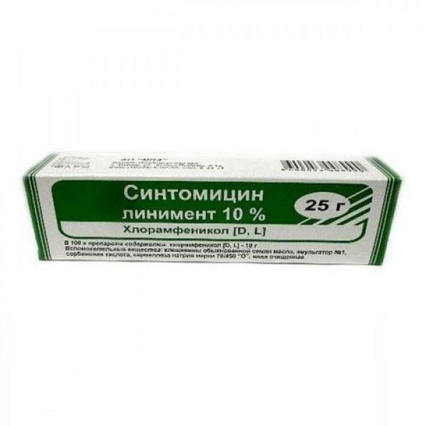 Синтомицин 10% 25г линимент №1 уп. (Муромский приборостроительный завод оао)