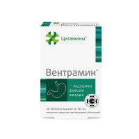 Вентрамин (классик) 155мг таб.п/об.киш/раств. №40 цитамины (ГЕРОФАРМ)