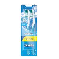 Oral-B (Орал би) зубная щетка комплекс глубокая чистка средняя 1+1шт (ORAL-B LABORATORIES IRELAND LTD.)