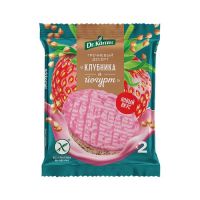 Dr. Korner (Др.корнер) десерт гречн.глазир. 34г клубничный с йогуртом (ХЛЕБПРОМ ОАО)