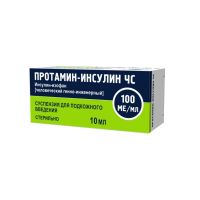 Протамин-инсулин чс 100ме/мл 10мл сусп.д/ин.п/к. №1 фл. (БЕЛМЕДПРЕПАРАТЫ)