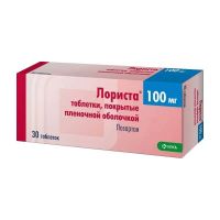 Лориста 100мг таб.п/об.пл. №30 (КРКА)