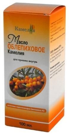 Облепиховое масло 100мл масло д/пр.внутр. №1 фл.  бад (Камелия нпп ооо)