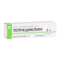 Тетрациклиновая 1% 5г мазь глазн. №1 туба (ТАТХИМФАРМПРЕПАРАТЫ)