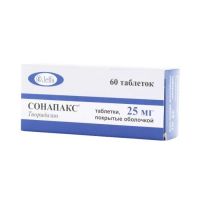 Сонапакс 25мг таб.п/об. №60 (БАУШ ХЕЛС)