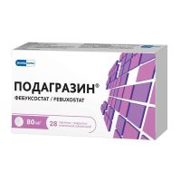 Подагразин 80мг таб.п/об.пл. №28 (ДИАМЕД-ФАРМА)