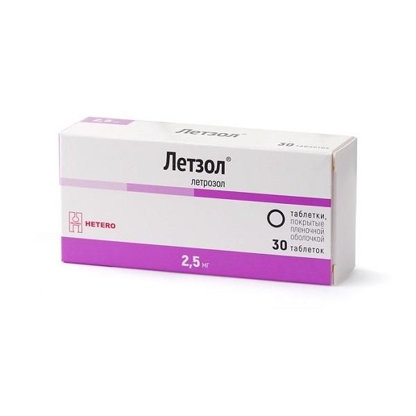 Летзол 2,5мг таб.п/об.пл. №30 (Hetero labs limited/макиз-фарма ооо)