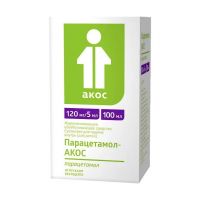 Парацетамол 120мг/ 5мл 100мл сусп.д/пр.внутр.детск. №1 фл.  клубника (СИНТЕЗ)