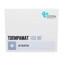 Топирамат 100мг таб.п/об.пл. №30 (АТОЛЛ)