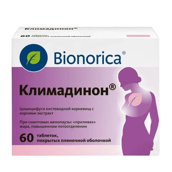 Климадинон таб.п/об. №60 (Rottendorf pharma gmbh/bionorica se)