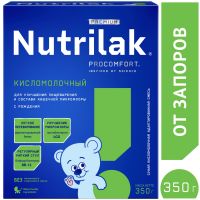 Nutrilak  (Нутрилак) молочная смесь премиум 350г кисломолочная с рождения (ИНФАПРИМ)