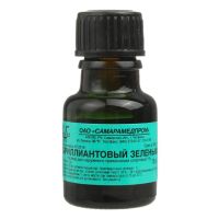 Бриллиантовый зеленый 1% 10мл р-р спирт. №1 фл. (САМАРАМЕДПРОМ)